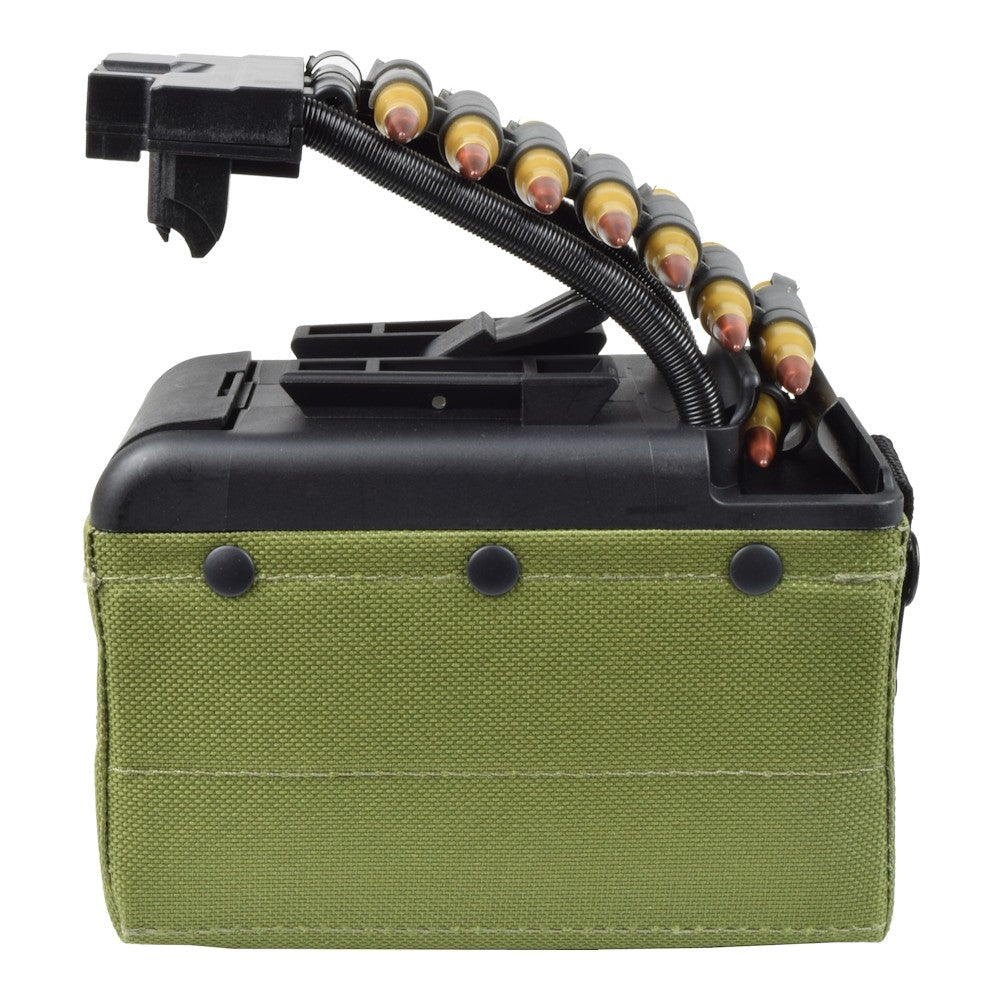 BATTLEAXE CARICATORE ELETTRICO 2000 COLPI PER MK46 MINIMI A&K OLIVE DRAB (MINIMI DRUM OD)