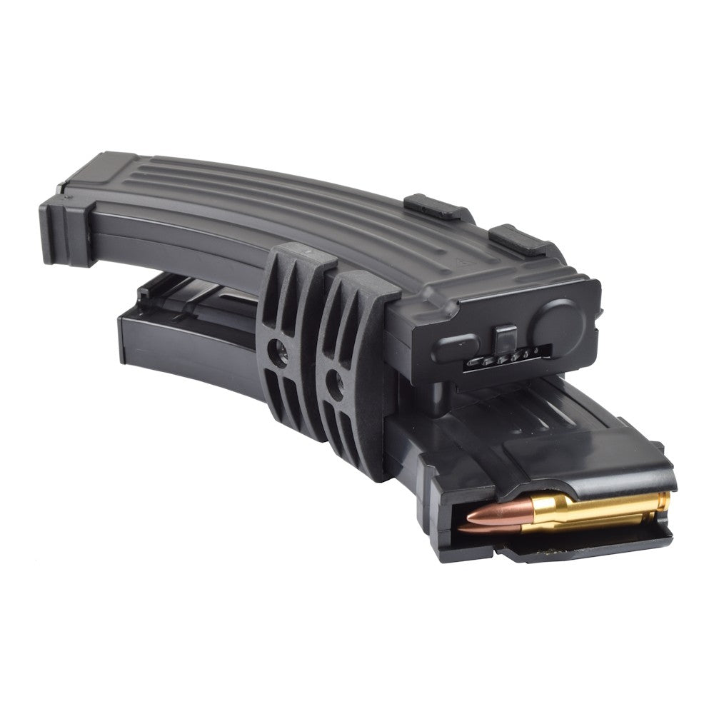 BATTLEAXE CARICATORE ELETTRICO DOPPIO PER AK 1200 bb NERO (09C)