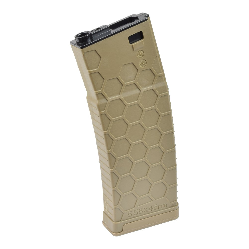 BATTLEAXE CARICATORE MAGGIORATO HI-CAP 370 COLPI EXA PER M4 DARK EARTH (002-7A TN)