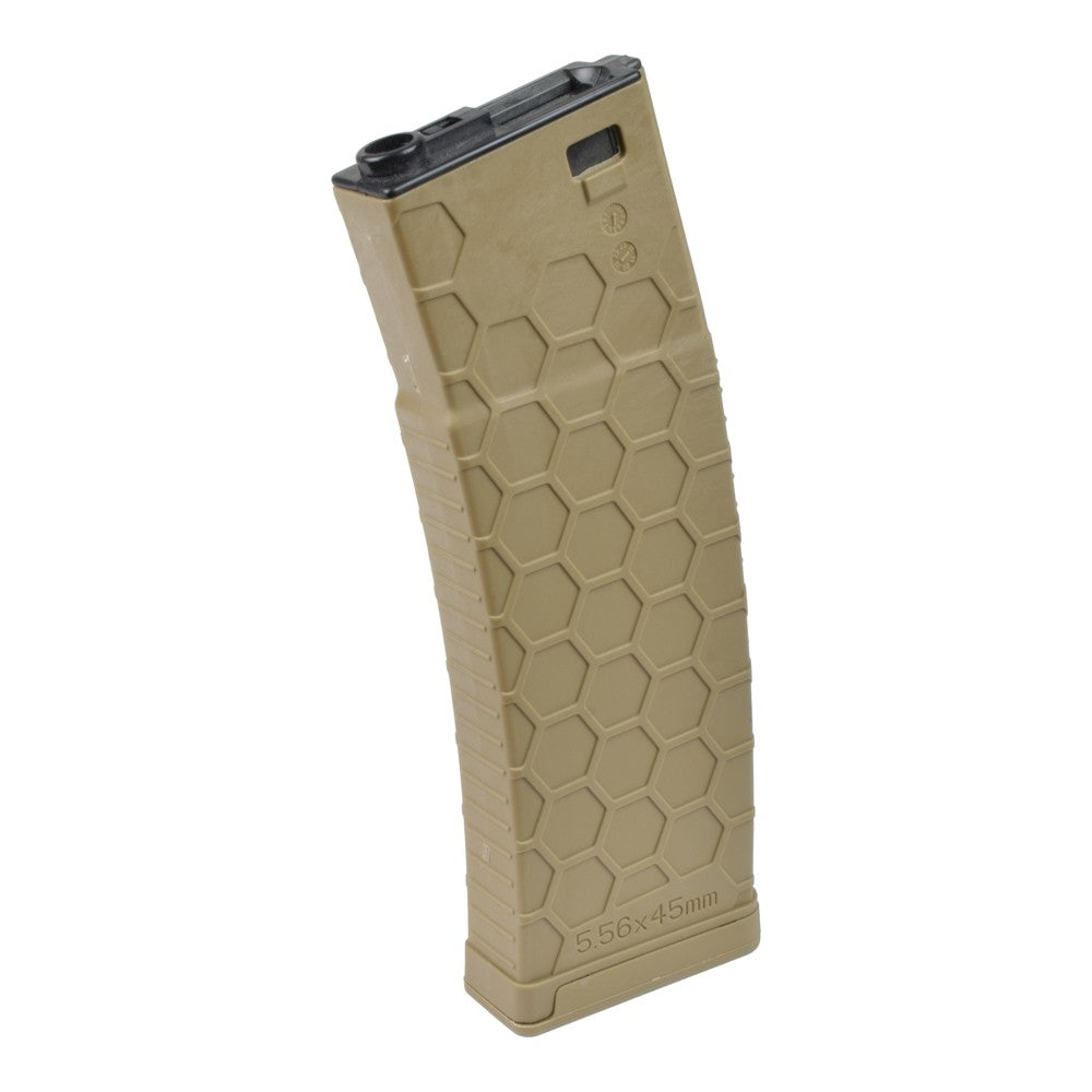 BATTLEAXE CARICATORE MAGGIORATO HI-CAP 450 COLPI PER M4 DARK EARTH (002-5A TN)