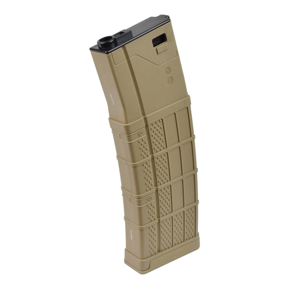 BATTLEAXE CARICATORE MID-CAP MONOFILARE 200 COLPI PER M4 DARK EARTH (002-3B-2 TN)