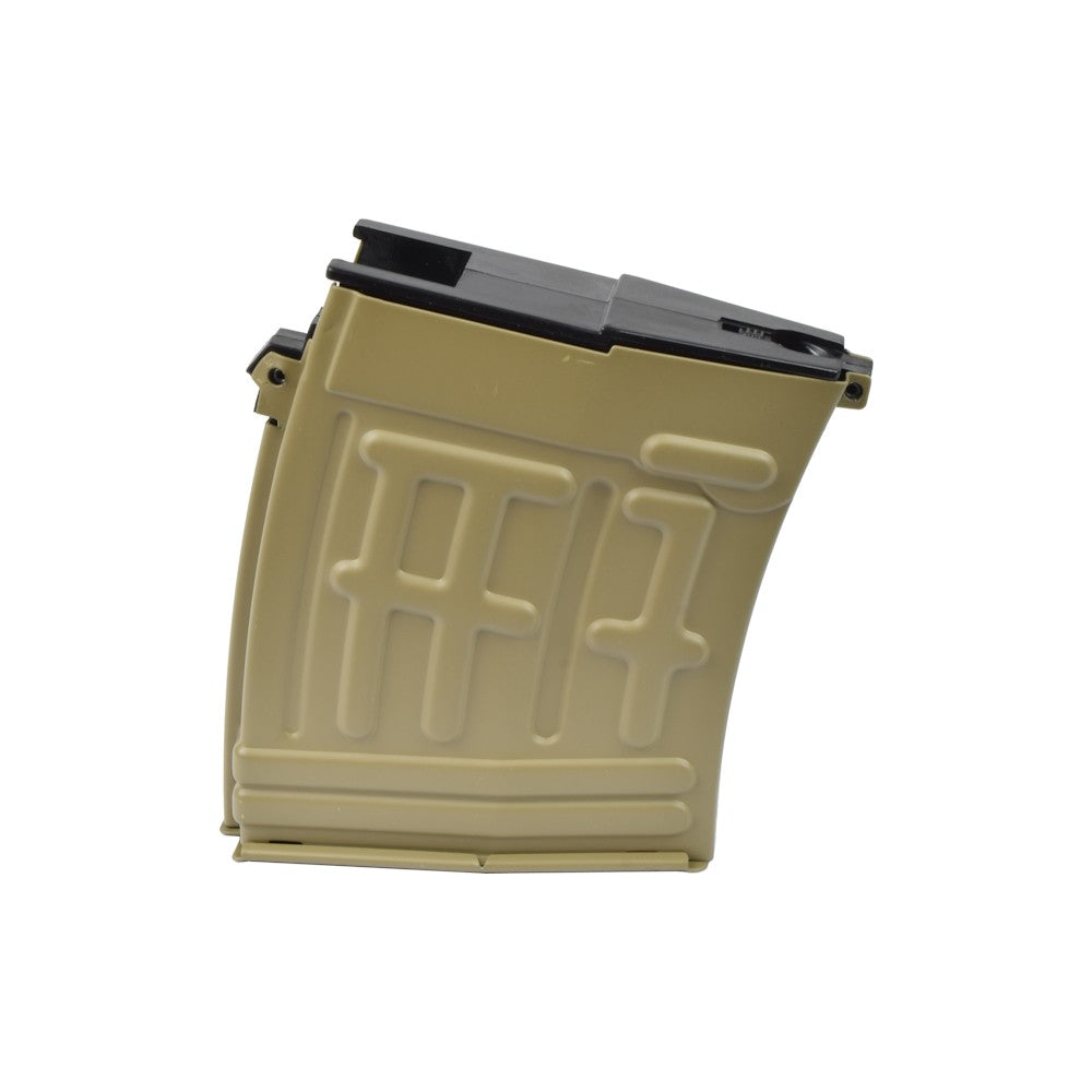 BATTLEAXE CARICATORE MONOFILARE MID-CAP 70 COLPI PER DRAGUNOV SVD DARK EARTH (19B TN)