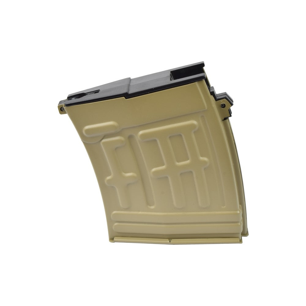 BATTLEAXE CARICATORE MONOFILARE MID-CAP 70 COLPI PER DRAGUNOV SVD DARK EARTH (19B TN)