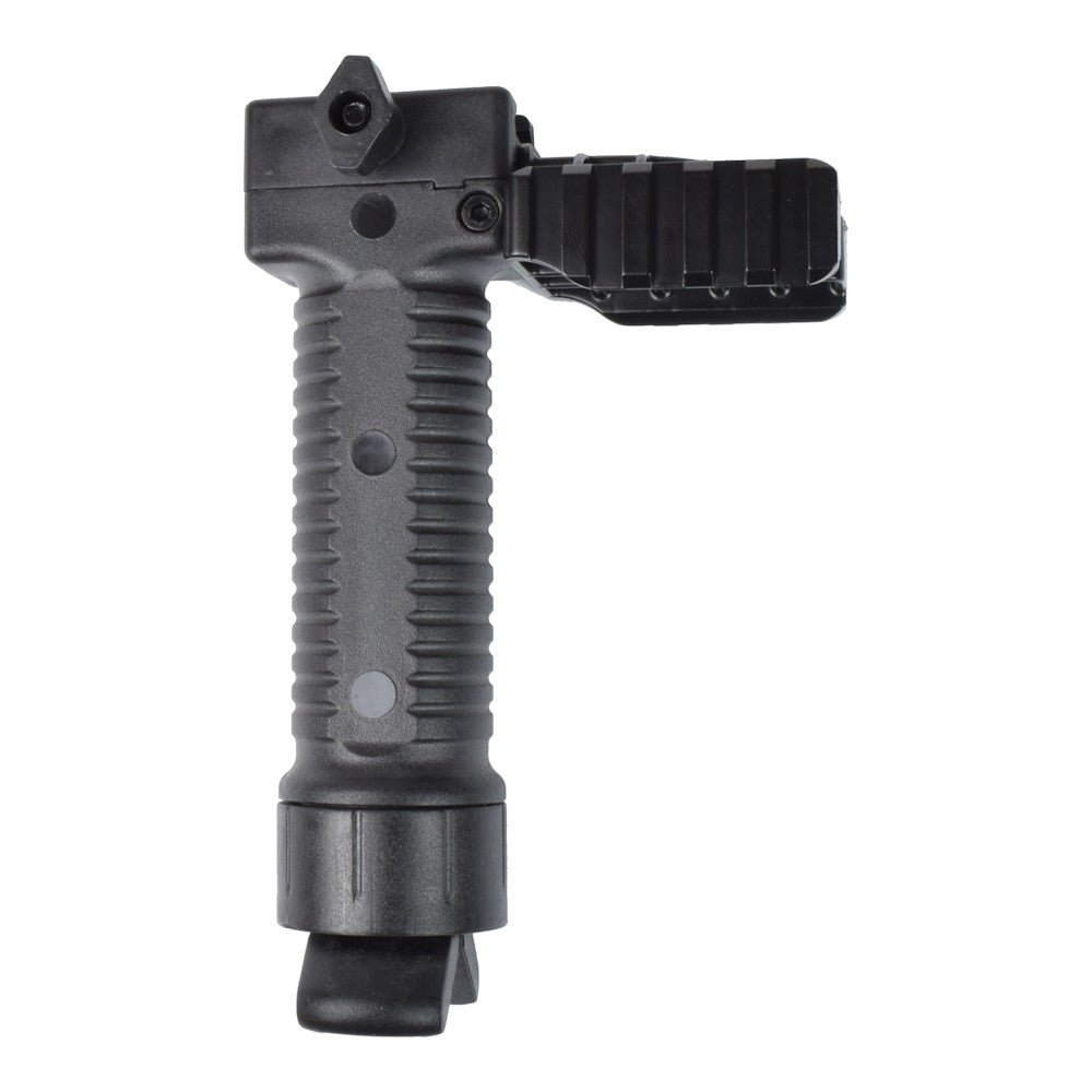 BATTLEAXE IMPUGNATURA CON BIPIEDE ESTENSIBILE E DOPPIA RAIL PER ACCESSORI NERA (02C)
