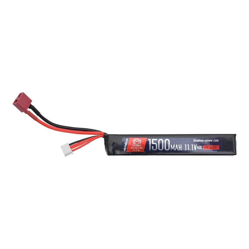 BLUEMAX POWER BATTERIA EXTREME LIPO 11.1 V x 1500MAH 40C STICK DEANS (BM-11.1X1500D)