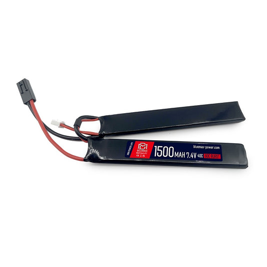 BLUEMAX POWER BATTERIA EXTREME LIPO 7.4 V x 1500MAH 40C NUNCHUCK (BM-7.4X1500N)