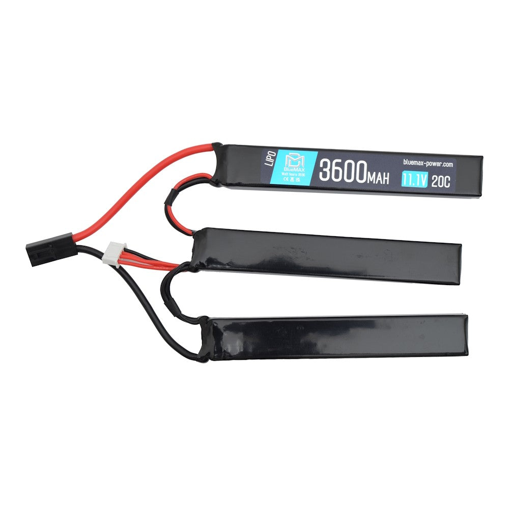 BLUEMAX POWER BATTERIA LIPO 11.1 V x 3600MAH 20C TRIPLE (BM-11.1X3600T)