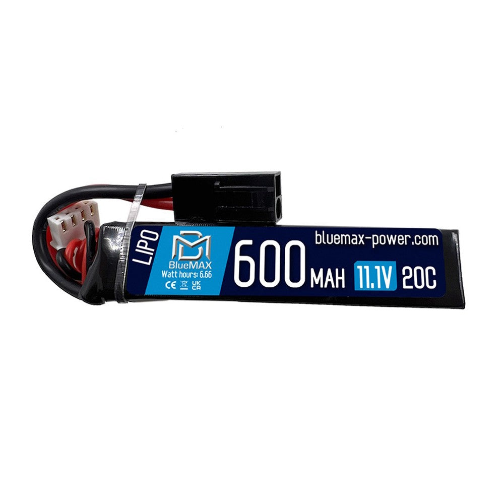 BLUEMAX POWER BATTERIA LIPO 11.1 V X 600MAH 20C (BM-11.1X600MT)
