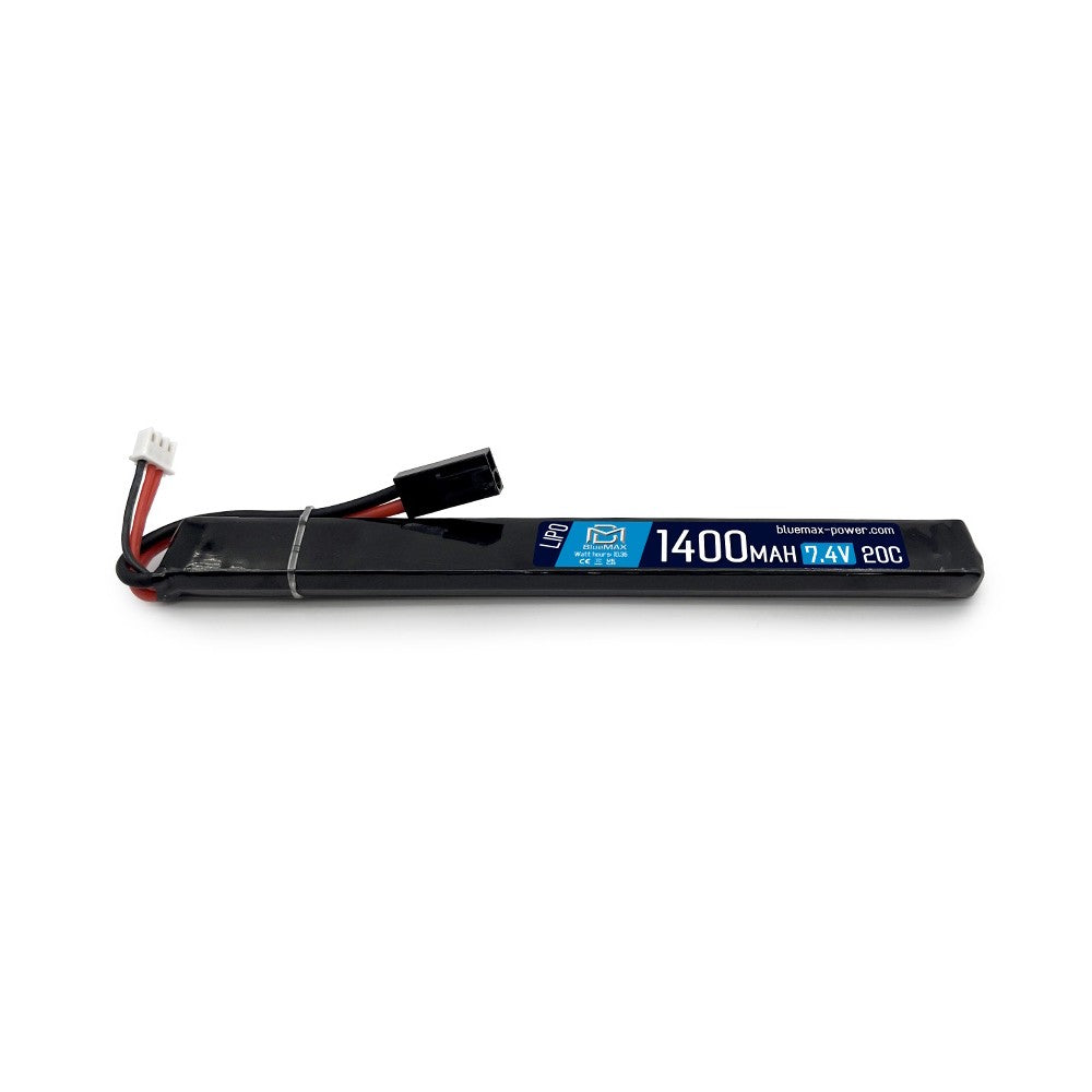 BLUEMAX POWER BATTERIA LIPO 7.4 V x 1400MAH 20C AK STICK (BM-7.4X1400)