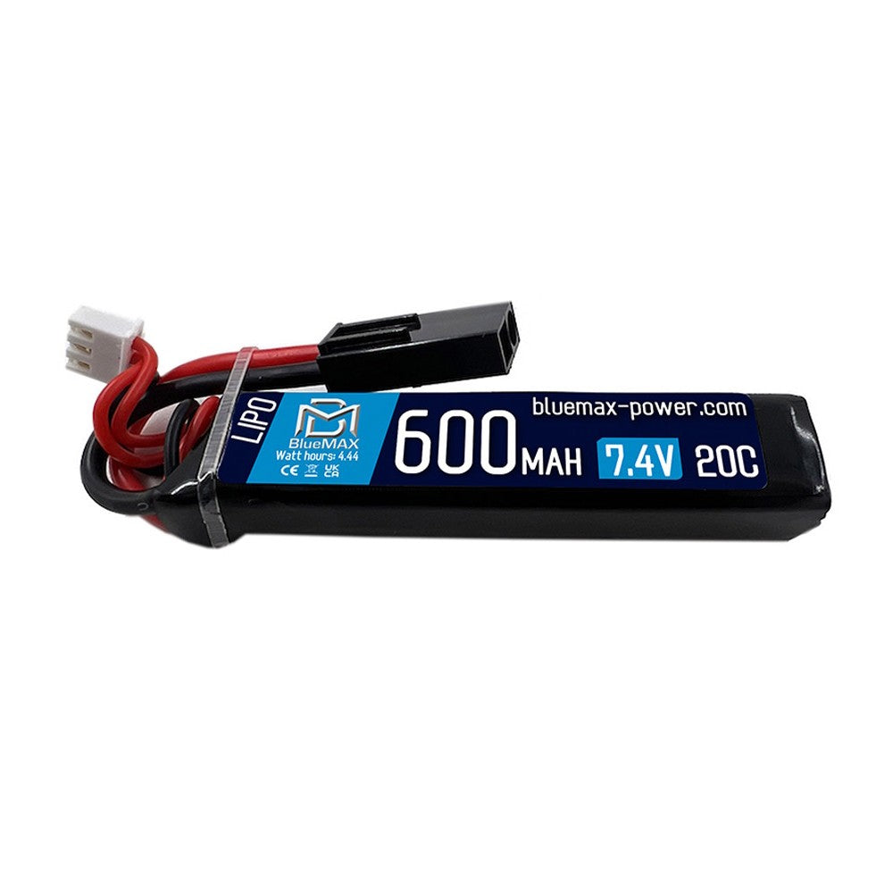 BLUEMAX POWER BATTERIA LIPO 7.4 V X 600MAH 20C (BM-7.4X600MT)