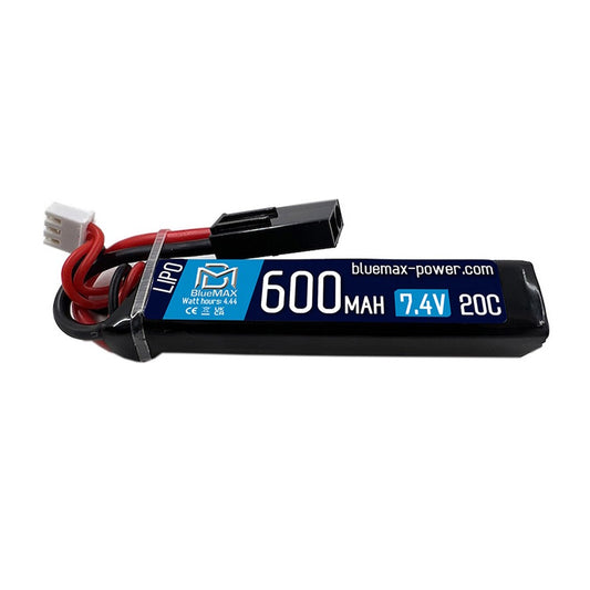 BLUEMAX POWER BATTERIA LIPO 7.4 V X 600MAH 20C (BM-7.4X600MT)