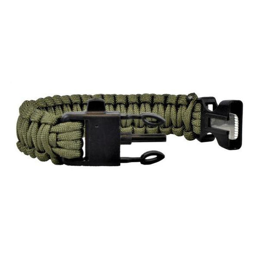 WOSPORT BRACCIALETTO IN PARACORD SURVIVAL VERDE OLIVE DRAB (WO-SL42V)