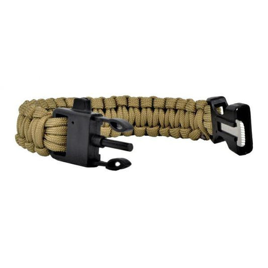 WOSPORT BRACCIALETTO IN PARACORD SURVIVAL TAN (WO-SL42T)