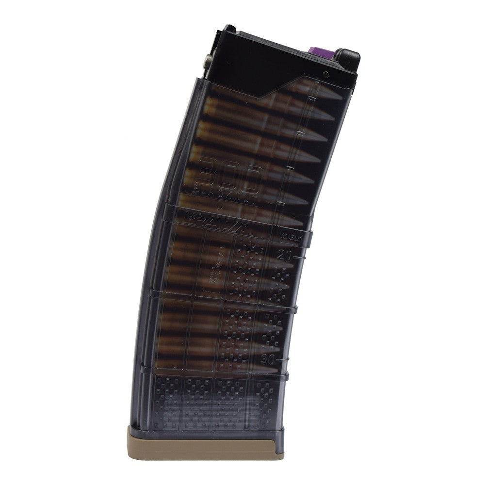 CYMA CARICATORE A GAS 30 COLPI LANCER L5AWM .300BLK FLAT DARK EARTH (CM-MAGLC01T)