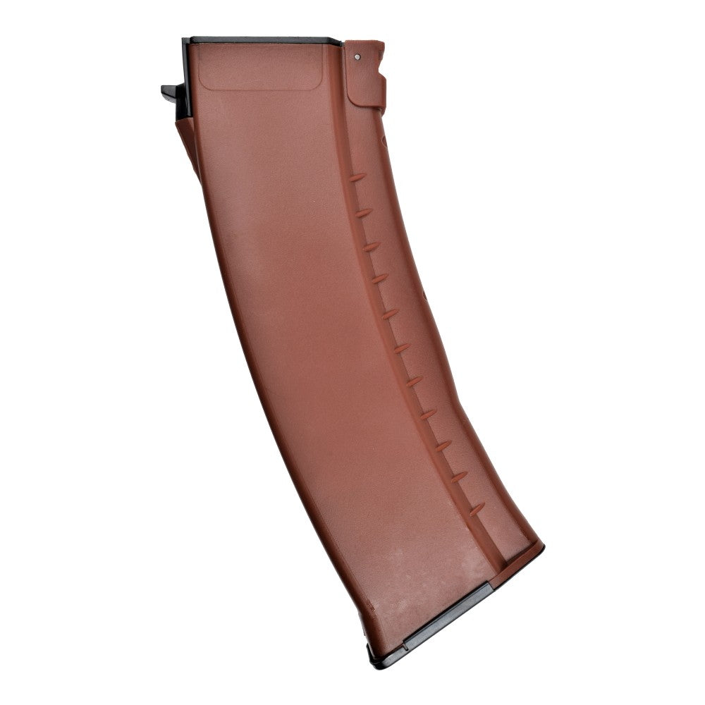 E&L CARICATORE MID-CAP MONOFILARE DA 120 COLPI IN POLIMERO SERIE AK 74N BROWN MARRONE (E&L-1102-08)