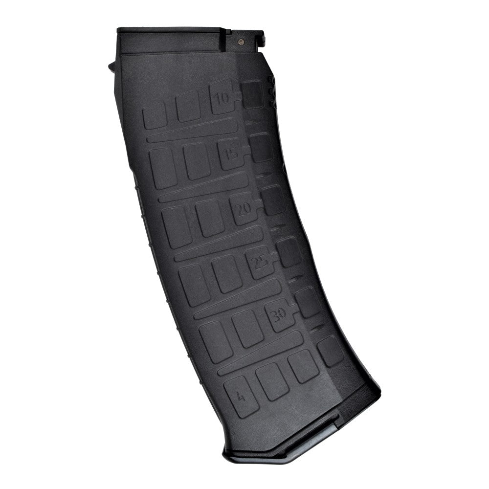 E&L CARICATORE MID-CAP MONOFILARE DA 150 COLPI IN POLIMERO SERIE AK 12 NERO(E&L-1116-08)