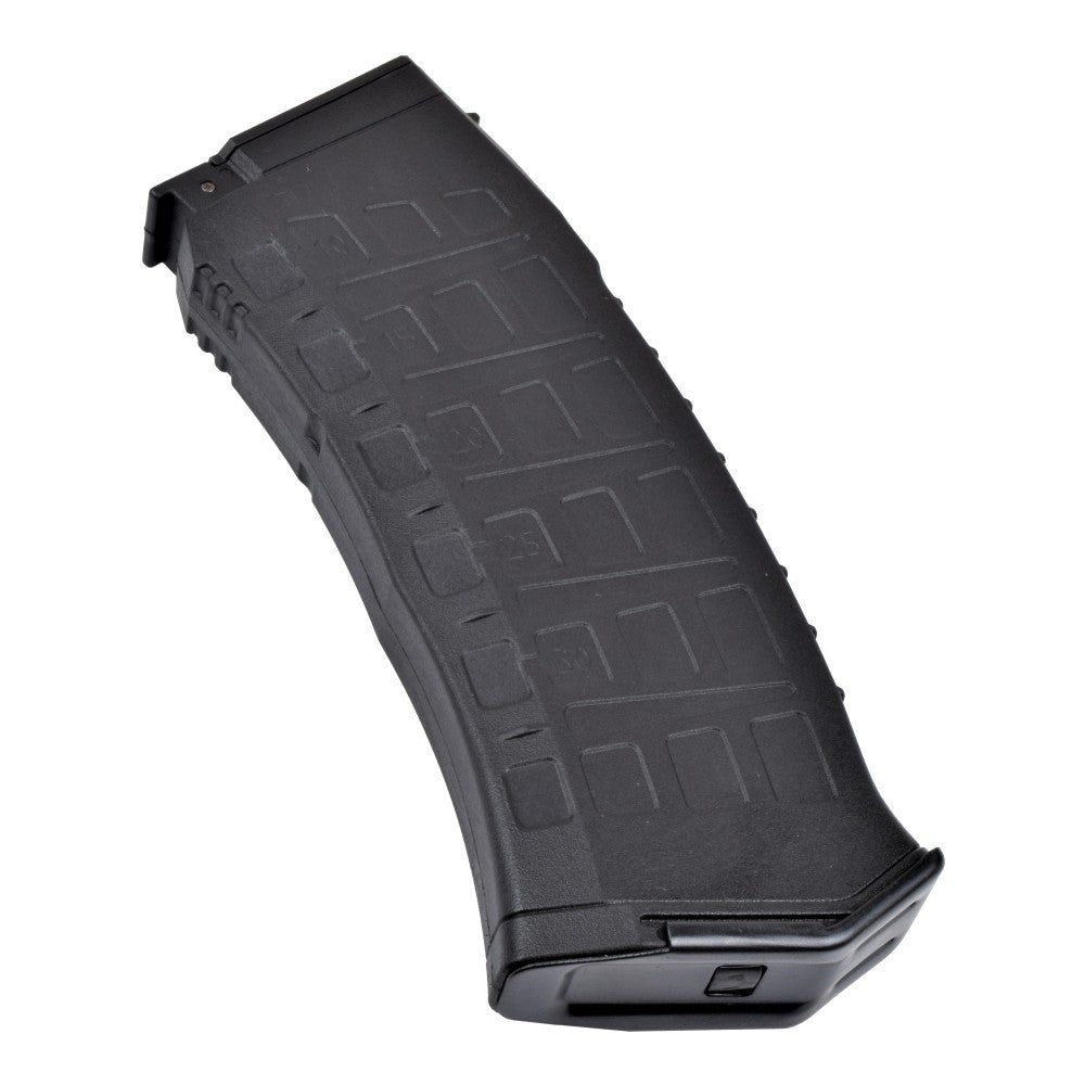 E&L CARICATORE MID-CAP MONOFILARE DA 150 COLPI IN POLIMERO SERIE AK 12 NERO(E&L-1116-08)