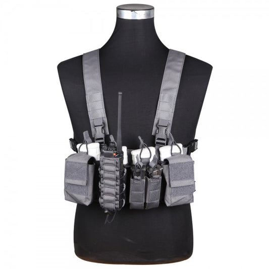 EMERSON GEAR TATTICO D3CR TACTICAL CHEST RIG GRIGIO WOLF GREY (EM7442WG)