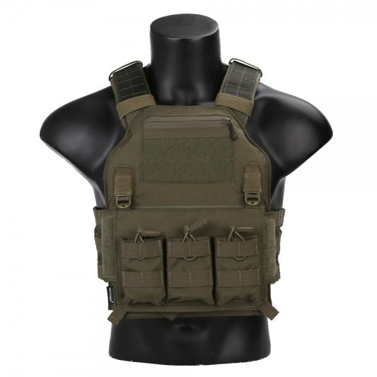 EMERSON GEAR TATTICO BLUE LABEL TACTICAL VEST 420 PLATE CARRIER VERDE RG RANGER GREEN (EMB7362RG)