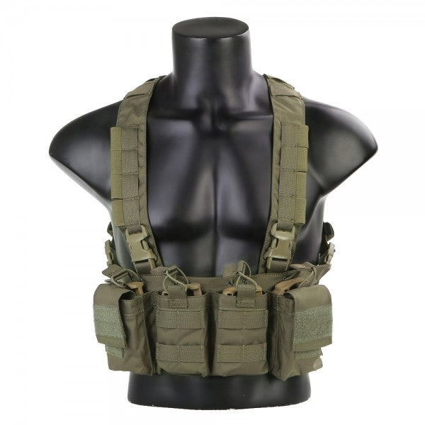 EMERSON GEAR TATTICO BLUE LABEL TACTICAL VEST EASY CHEST RIG VERDE RG RANGER GREEN (EMB7450RG)