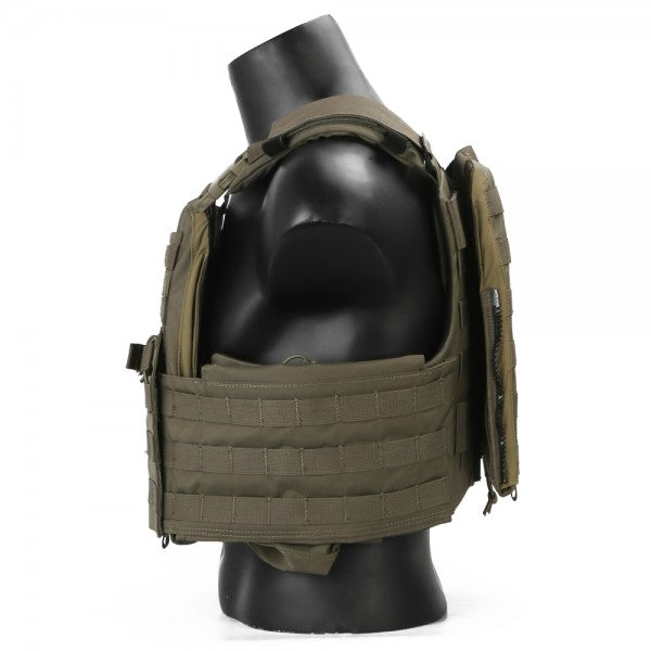 EMERSONGEAR BLUE LABEL TACTICAL VEST PLATE CARRIER VERDE RG RANGER GREEN (EMB7400RG)