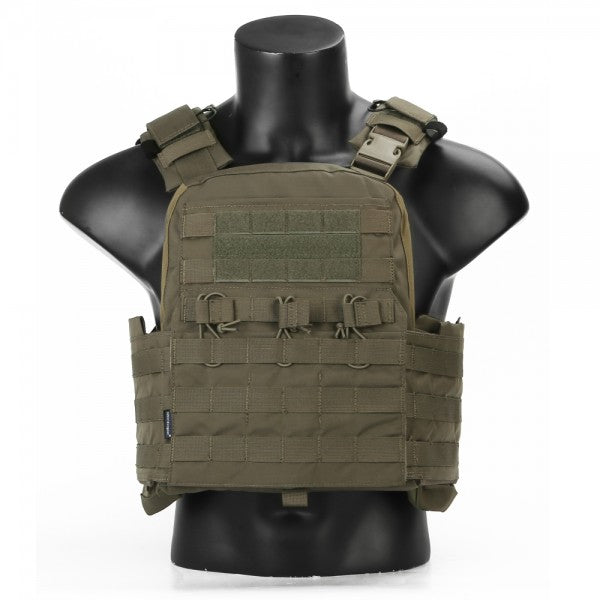 EMERSONGEAR BLUE LABEL TACTICAL VEST PLATE CARRIER VERDE RG RANGER GREEN (EMB7400RG)