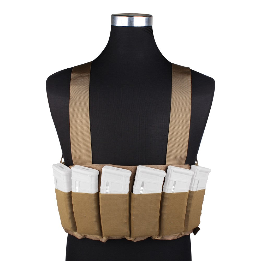 EMERSON GEAR CHEST RIG FULL MAGAZINES CB COYOTE BROWN (EM2390A)