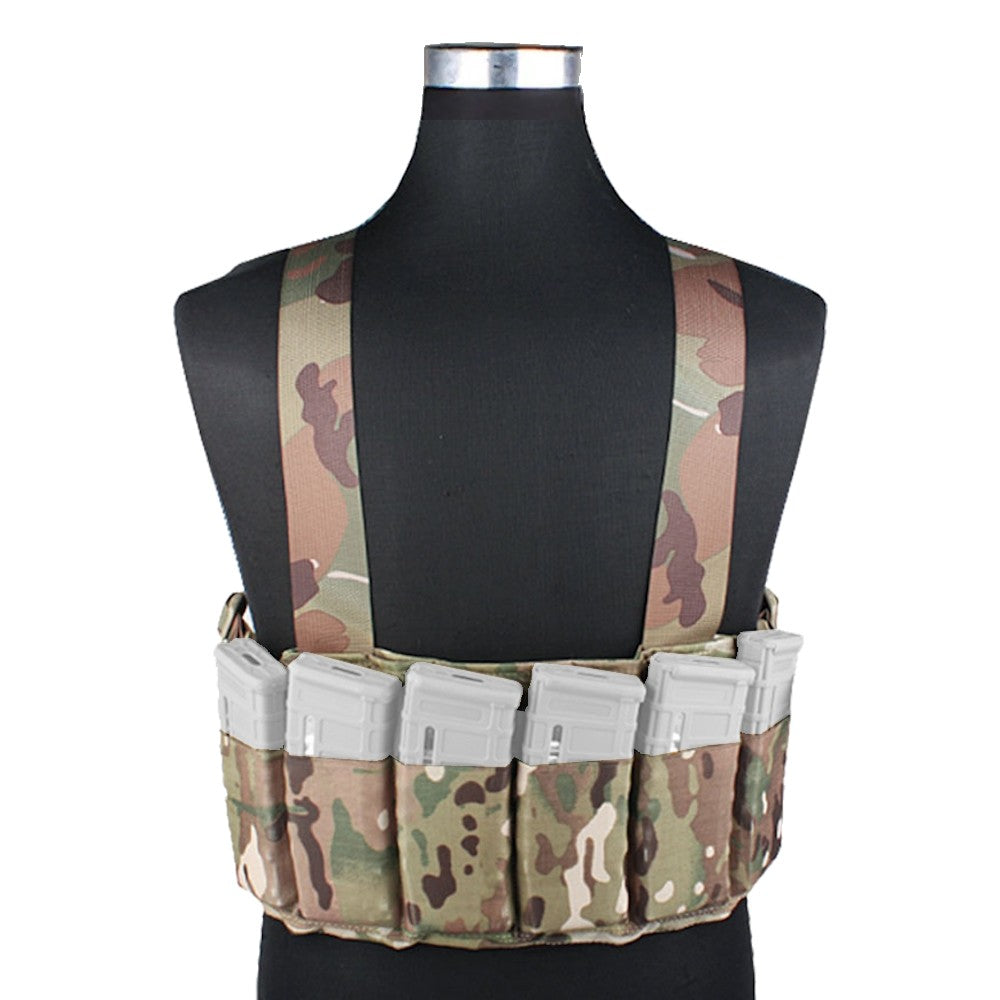 EMERSON GEAR CHEST RIG FULL MAGAZINES MULTICAM MC (EM2390C)