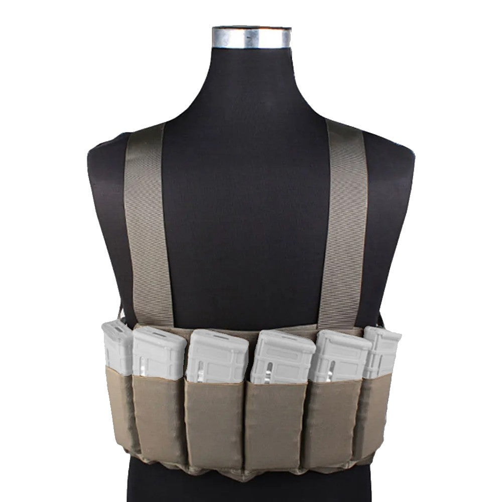 EMERSON GEAR CHEST RIG FULL MAGAZINES GRIGIO SMOKY GRAY (EM2390B)