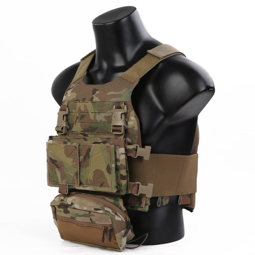 EMERSON GEAR TATICO FCS STYLE COMBAT TACTICAL VEST CON C/MK CHEST RIG MC MULTICAM (EM7407MC)