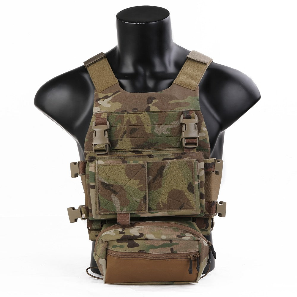 EMERSON GEAR TATICO FCS STYLE COMBAT TACTICAL VEST CON C/MK CHEST RIG MC MULTICAM (EM7407MC)