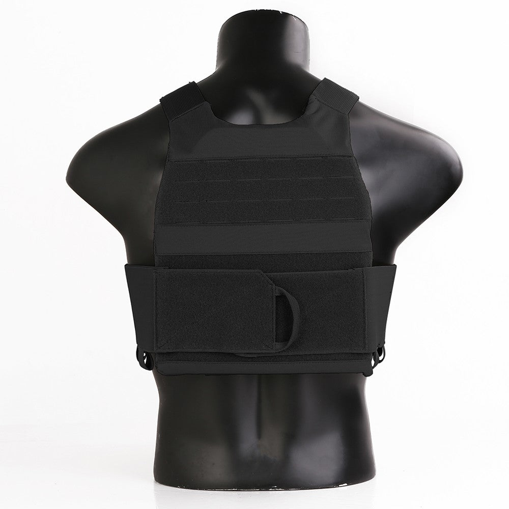 EMERSON GEAR TATICO FCS STYLE COMBAT TACTICAL VEST CON C/MK CHEST RIG NERO (EM7407B)