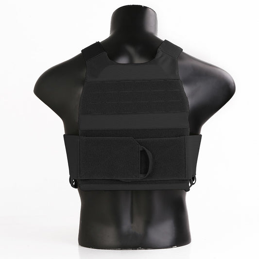 EMERSON GEAR TATICO FCS STYLE COMBAT TACTICAL VEST CON C/MK CHEST RIG NERO (EM7407B)