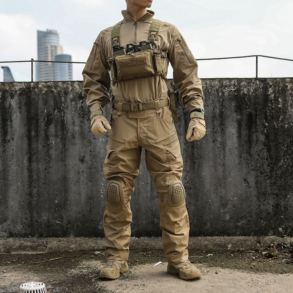 EMERSONGEAR MAGLIA TATTICA COMBAT E4 COYOTE BROWN TAGLIA XL (EM9429CB-XL)