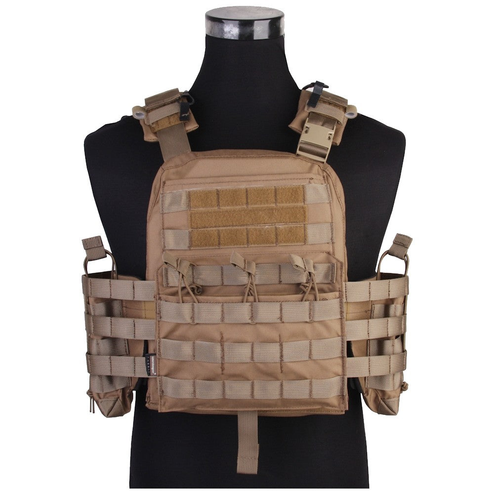 EMERSON GEAR TATTICO NAVY Cage PLATE CARRIER NCPC TACTICAL VEST CB COYOTE BROWN (EM7435E)