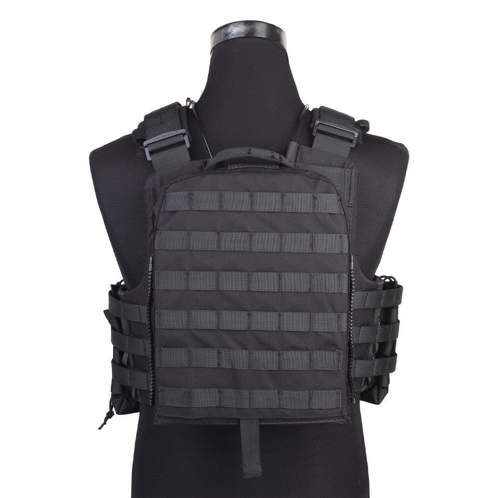 EMERSON GEAR TATTICO NAVY Cage PLATE CARRIER NCPC TACTICAL VEST NERO BLACK (EM7435F)