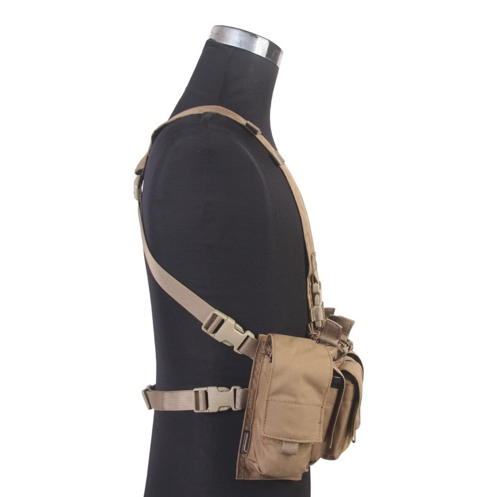 EMERSON GEAR TACTICAL CHEST RIG MF Style UW Gen IV CB COYOTE BROWN (EM7329CB)