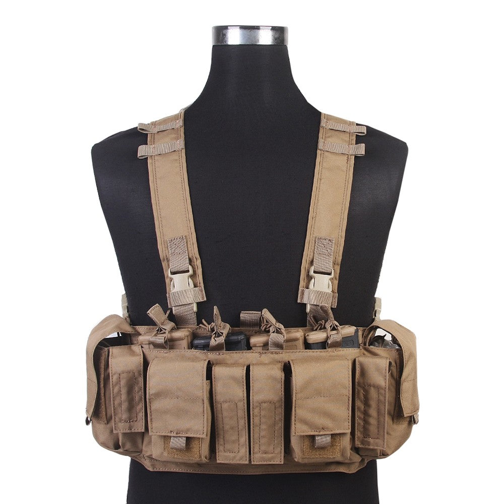 EMERSON GEAR TACTICAL CHEST RIG MF Style UW Gen IV CB COYOTE BROWN (EM7329CB)