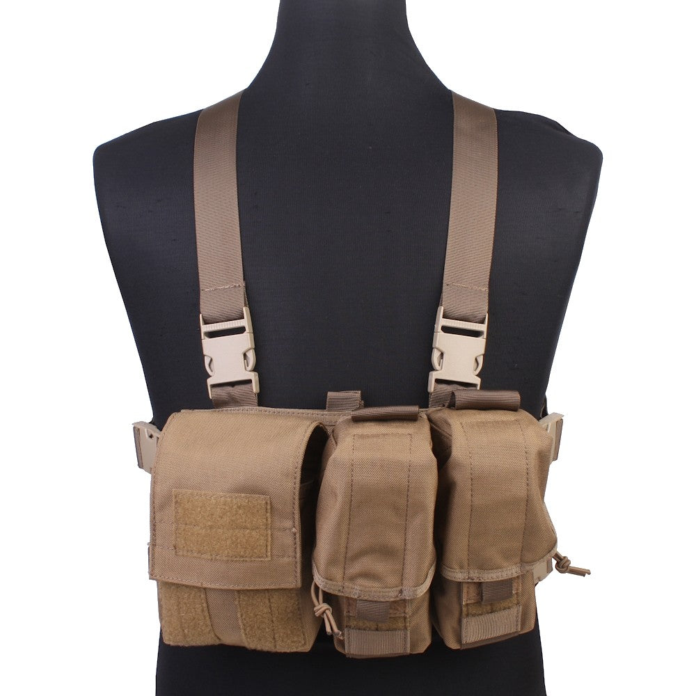 EMERSON GEAR TATTICO FRONT ASSAULTER TACTICAL CHEST RIG CB COYOTE BROWN (EM7441CB)