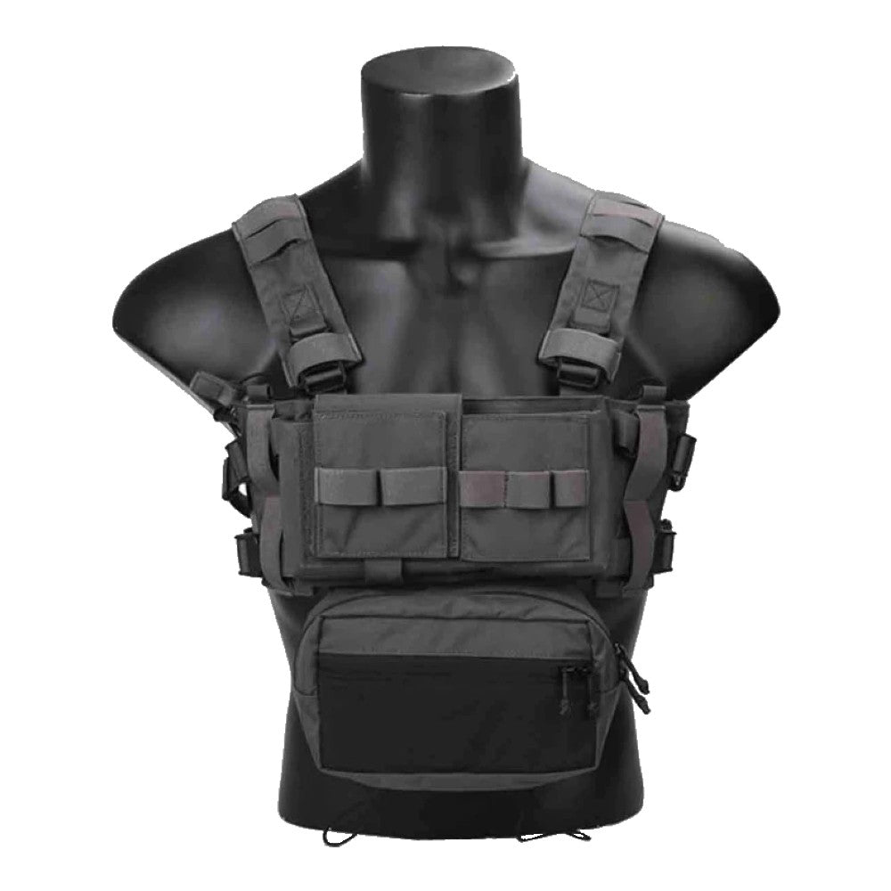 EMERSON GEAR TATTICO TACTICAL Micro MK3 CHEST RIG GRIGIO WOLF GRAY (EM2961WG)