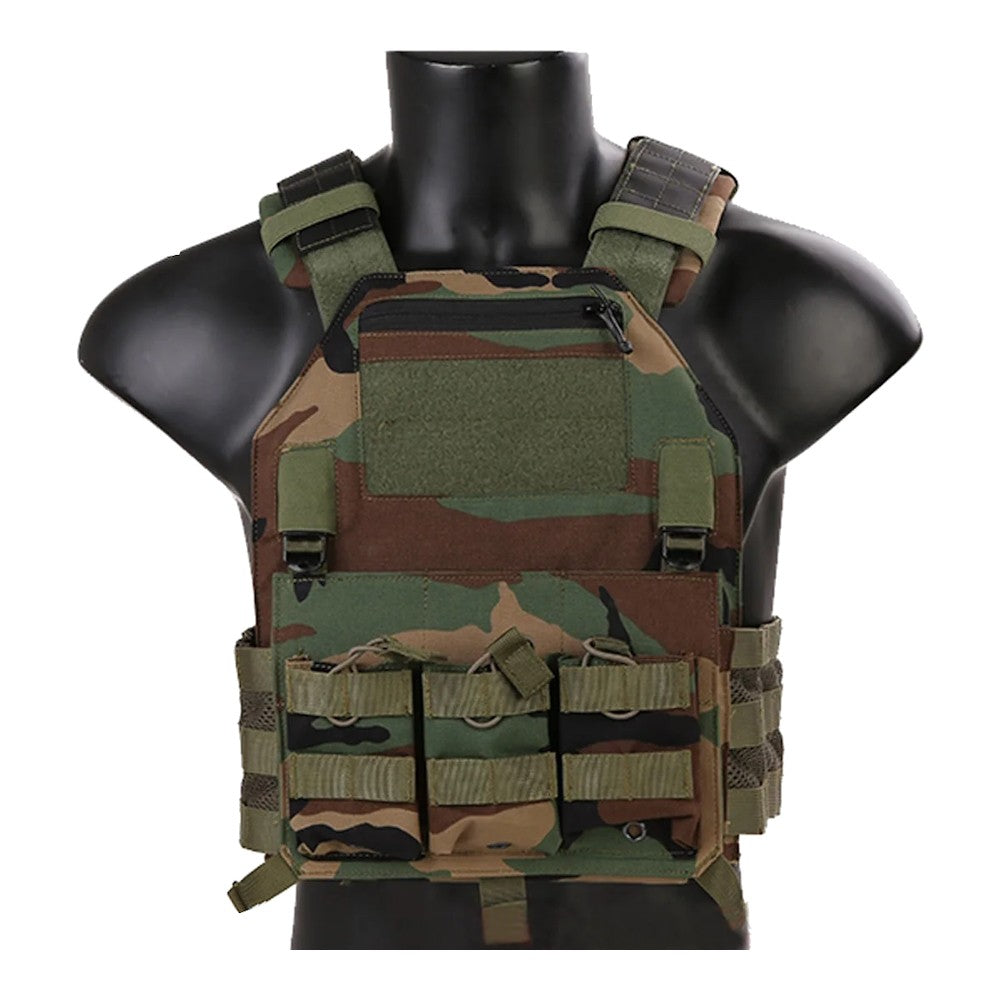 EMERSON GEAR TATTICO TACTICAL VEST 420 PLATE CARRIER WOODLAND (EM7362WL)