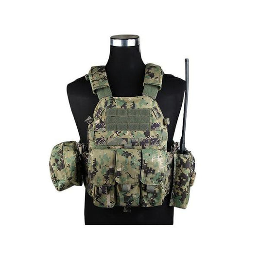 EMERSON GEAR TATTICO LBT6094A STYLE TACTICAL VEST AOR2 DIGITAL WOODLAND (EM7440F)