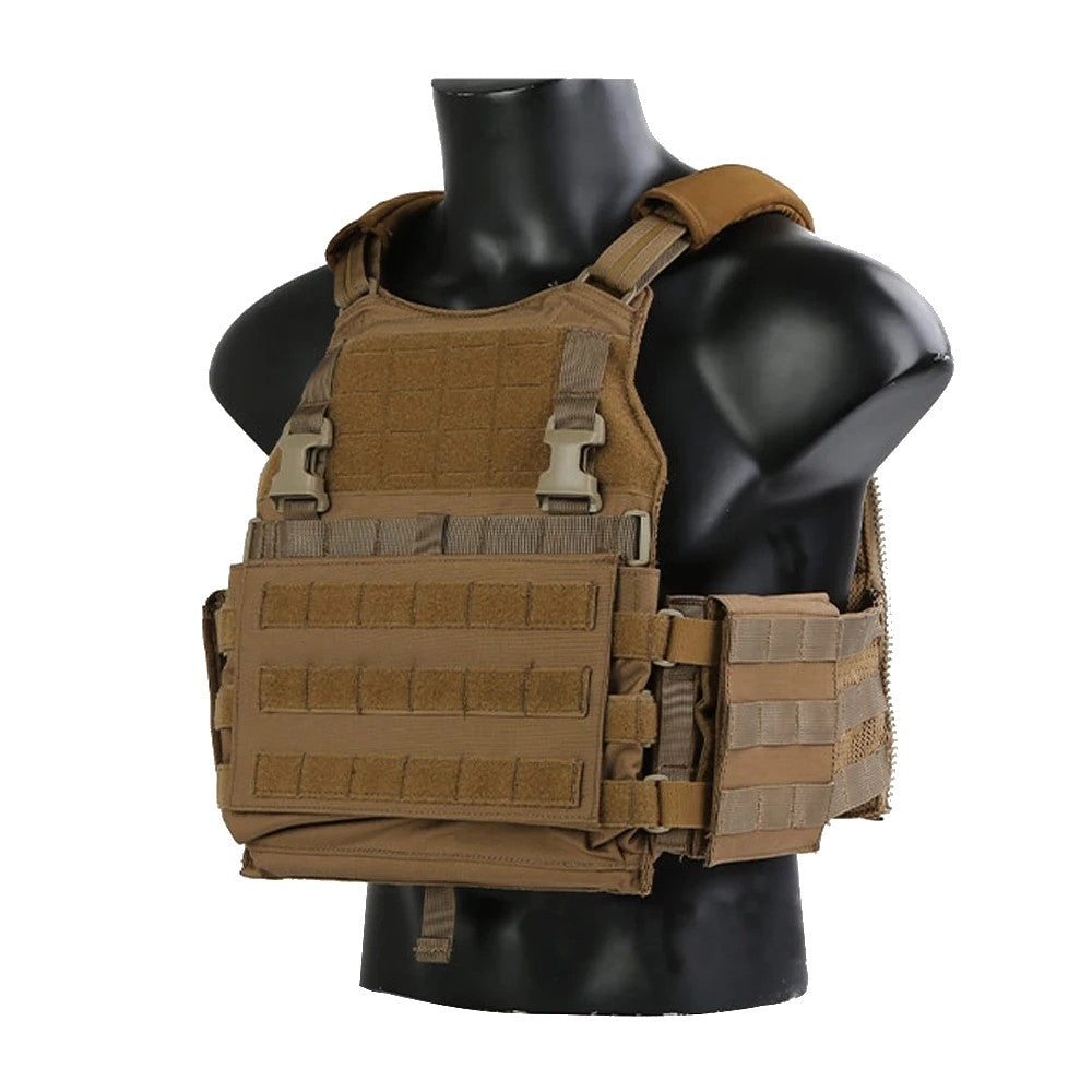EMERSON GEAR TATTICO SCARAB STYLE TACTICAL VEST CB COYOTE BROWN (EM7406CB)
