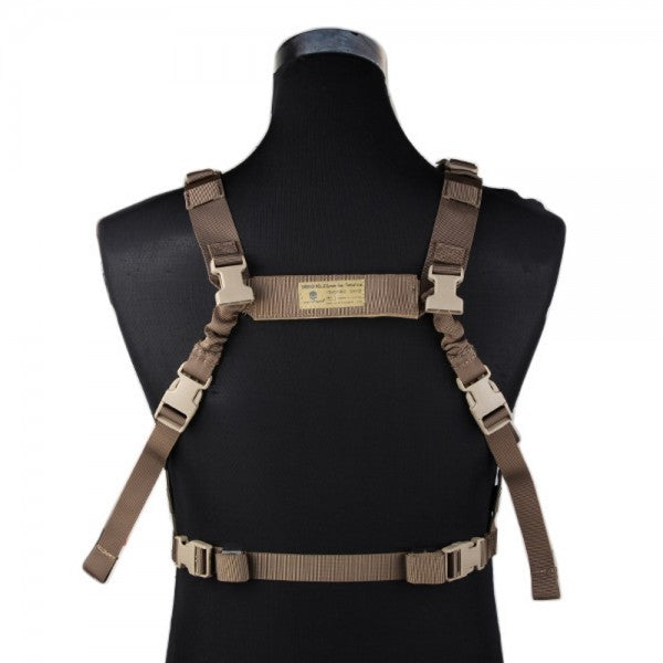 EMERSON GEAR TATTICO MOLLE SYSTEM LOW PROFILE CHEST RIG CB COYOTE BROWN (EM7452D)