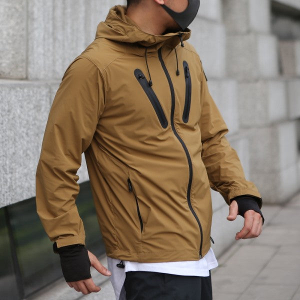 EMERSONGEARS GIACCA HATTORI SKIN WINDBREAKER COYOTE BROWN TAGLIA M (EMS6872CB-M)