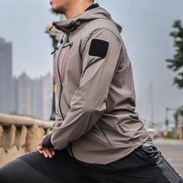 EMERSONGEARS GIACCA HATTORI SKIN WINDBREAKER GRIGIO TAGLIA M (EMS6872G-M)