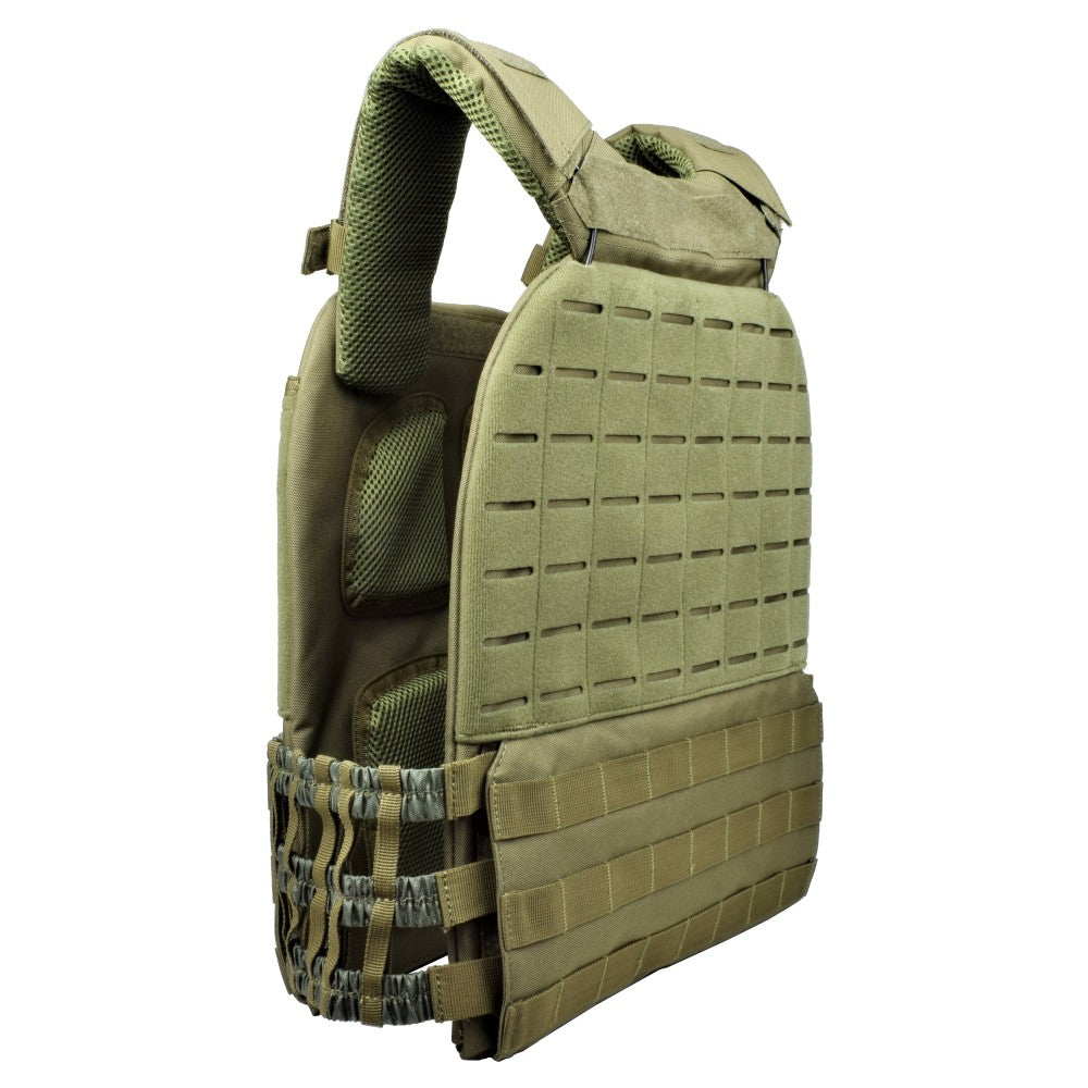 EXAGON TACTICAL VEST PLATE CARRIER VERDE OLIVE DRAB (EX-VT473V)
