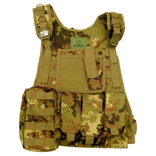 EXAGON TACTICAL VEST TATTICO SGANCIO RAPIDO VEGETATO ITALIANO (EX-V21TC)