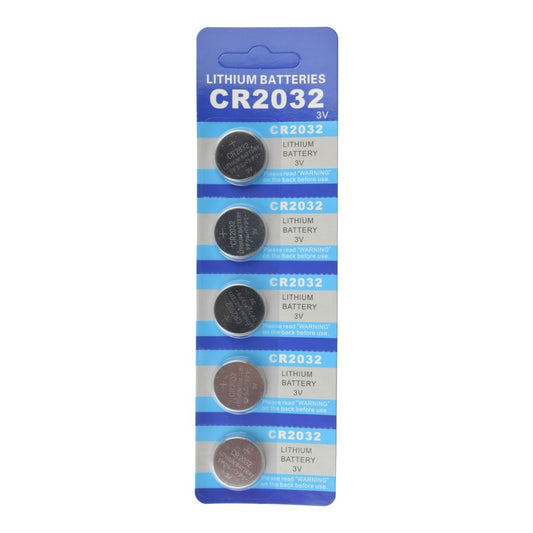 FUEL BATTERIE A BOTTONE AL LITIO CR2032 3V - 5 PEZZI (FL-CR2032)
