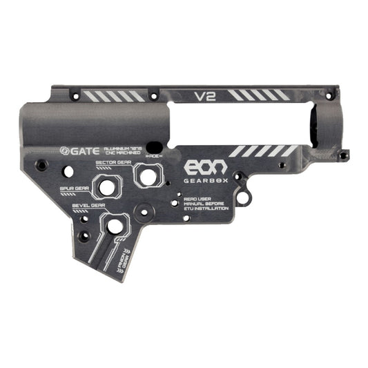 GATE CNC Aluminium Gearbox EON V2 ( 8 mm) - Gray